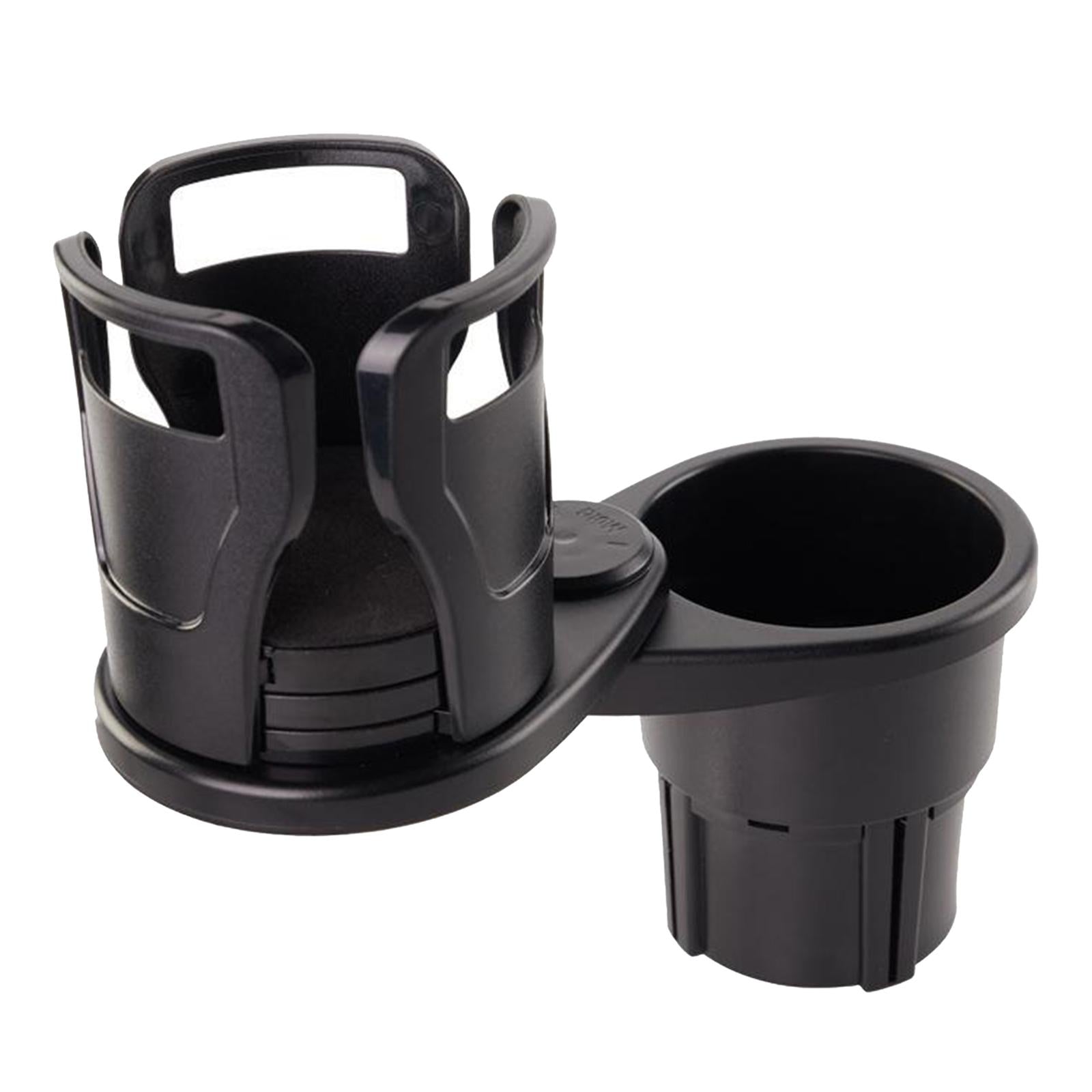 Universal Car Cup Holder 2in1 Dual Adjustable Cup Mount Extender Organizer