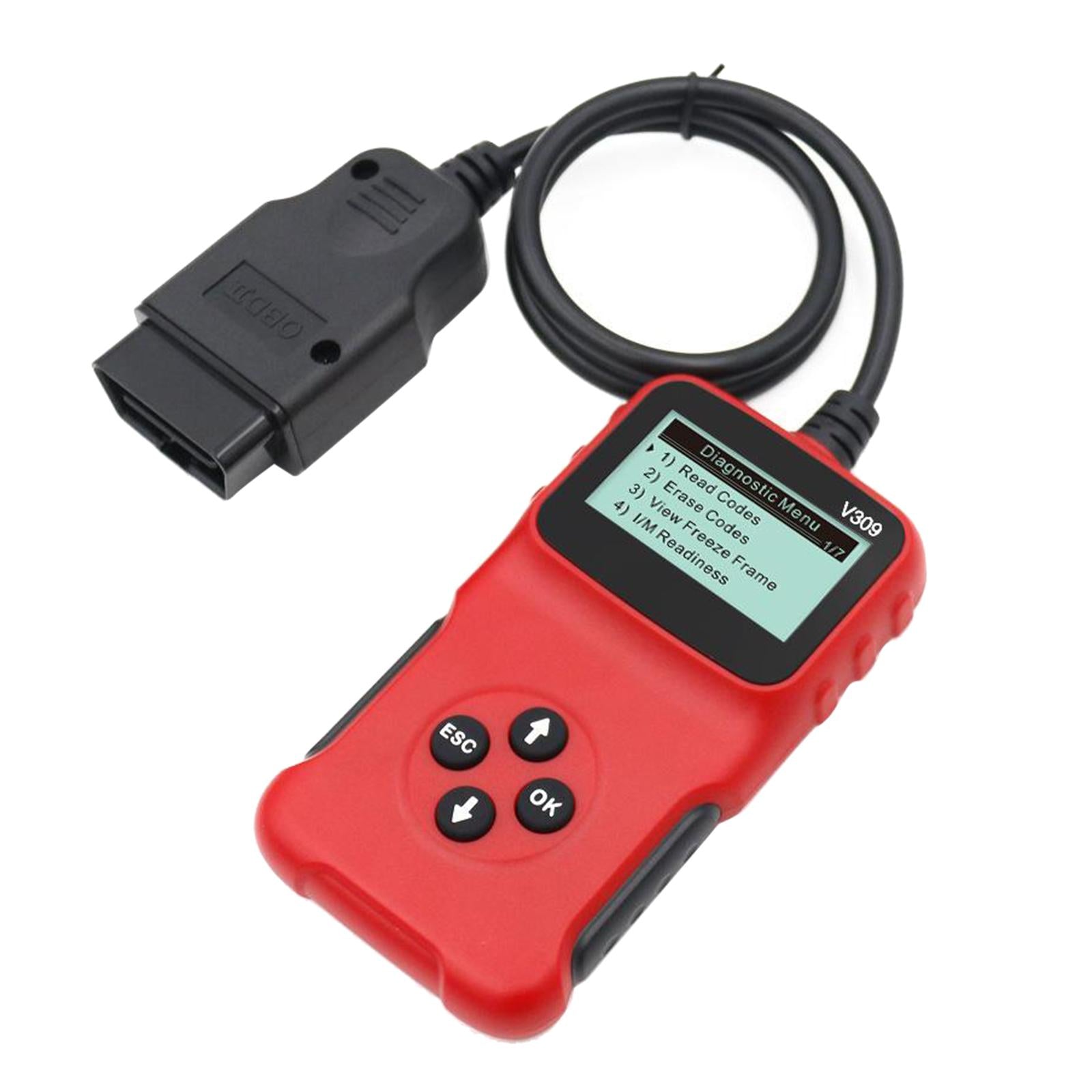 V309 Vehicle Diagnostic Interface Scanner Fault Code Reader Scan Reset Tool