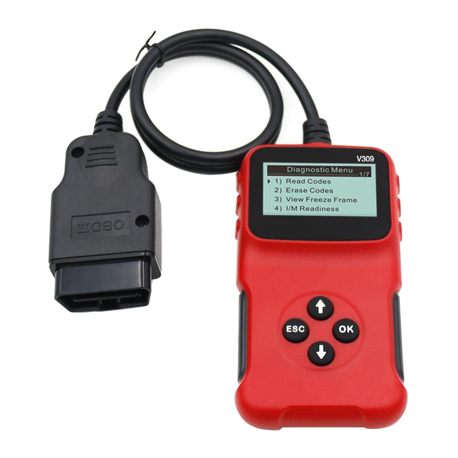 V309 Vehicle Diagnostic Interface Scanner Fault Code Reader Scan Reset Tool