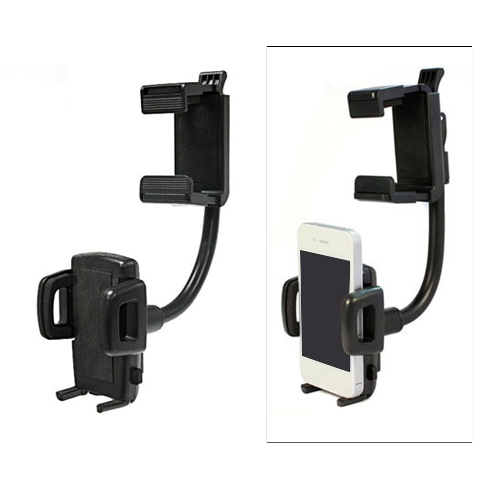 Rear View Mirror Car Mount Phone Holder Mount for Smartphones GPS Units