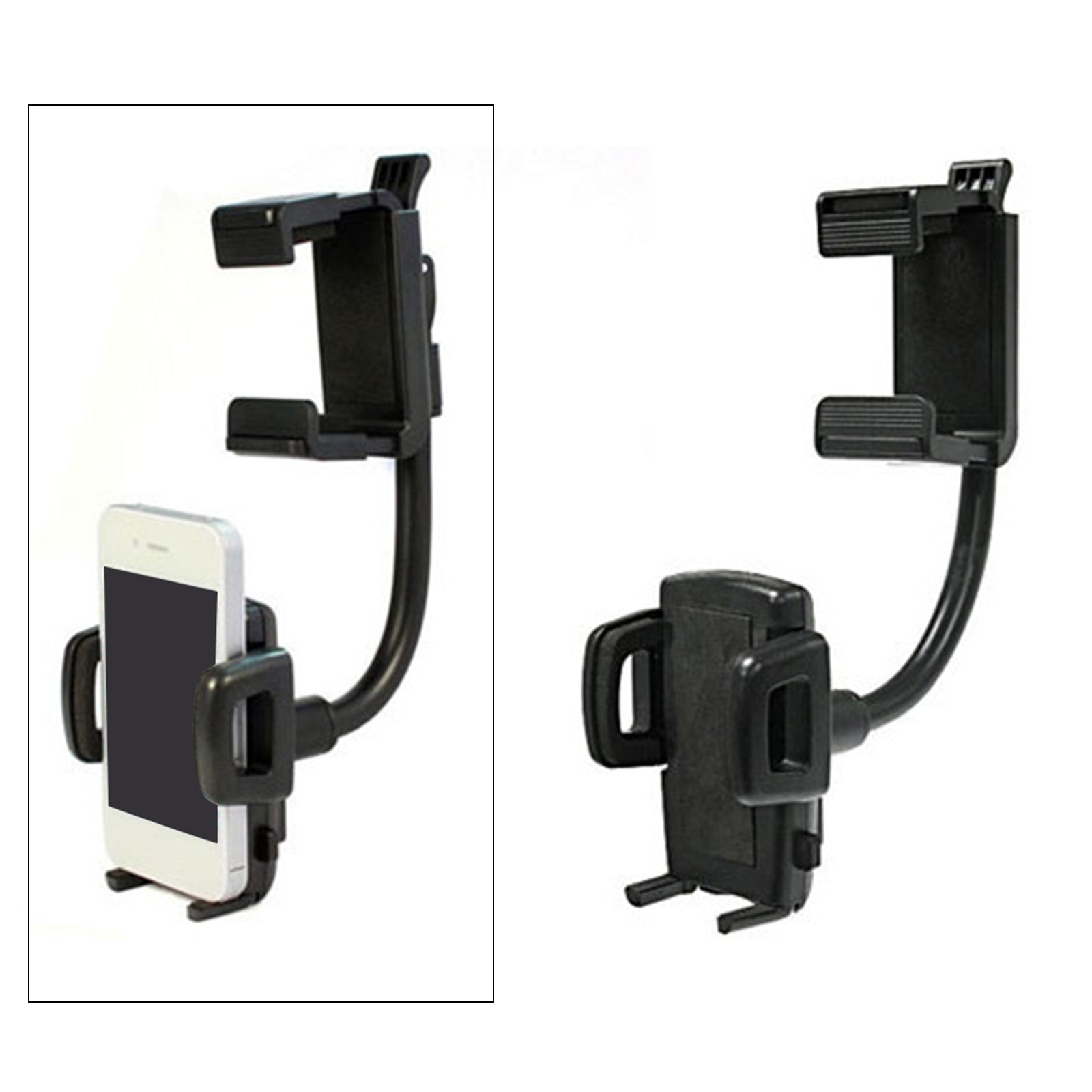 Rear View Mirror Car Mount Phone Holder Mount for Smartphones GPS Units