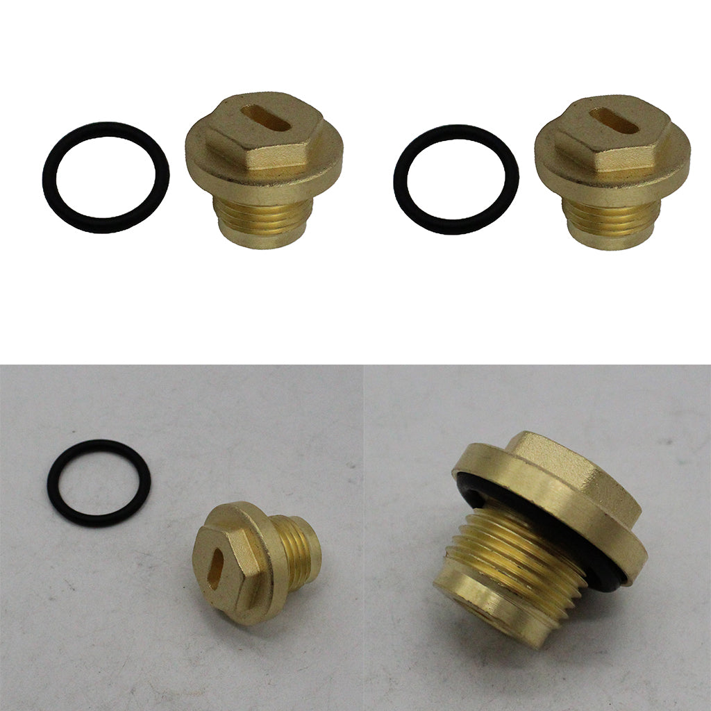 2 Pcs Auto Brass Diff Filler Plug Kit for Land Rover Discovery 2 Td5 & V8