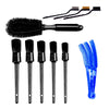 10pcs Multi-Purpose Automotive Detailing Brush Kit Tires Wheel Clean Brush