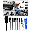 10pcs Multi-Purpose Automotive Detailing Brush Kit Tires Wheel Clean Brush