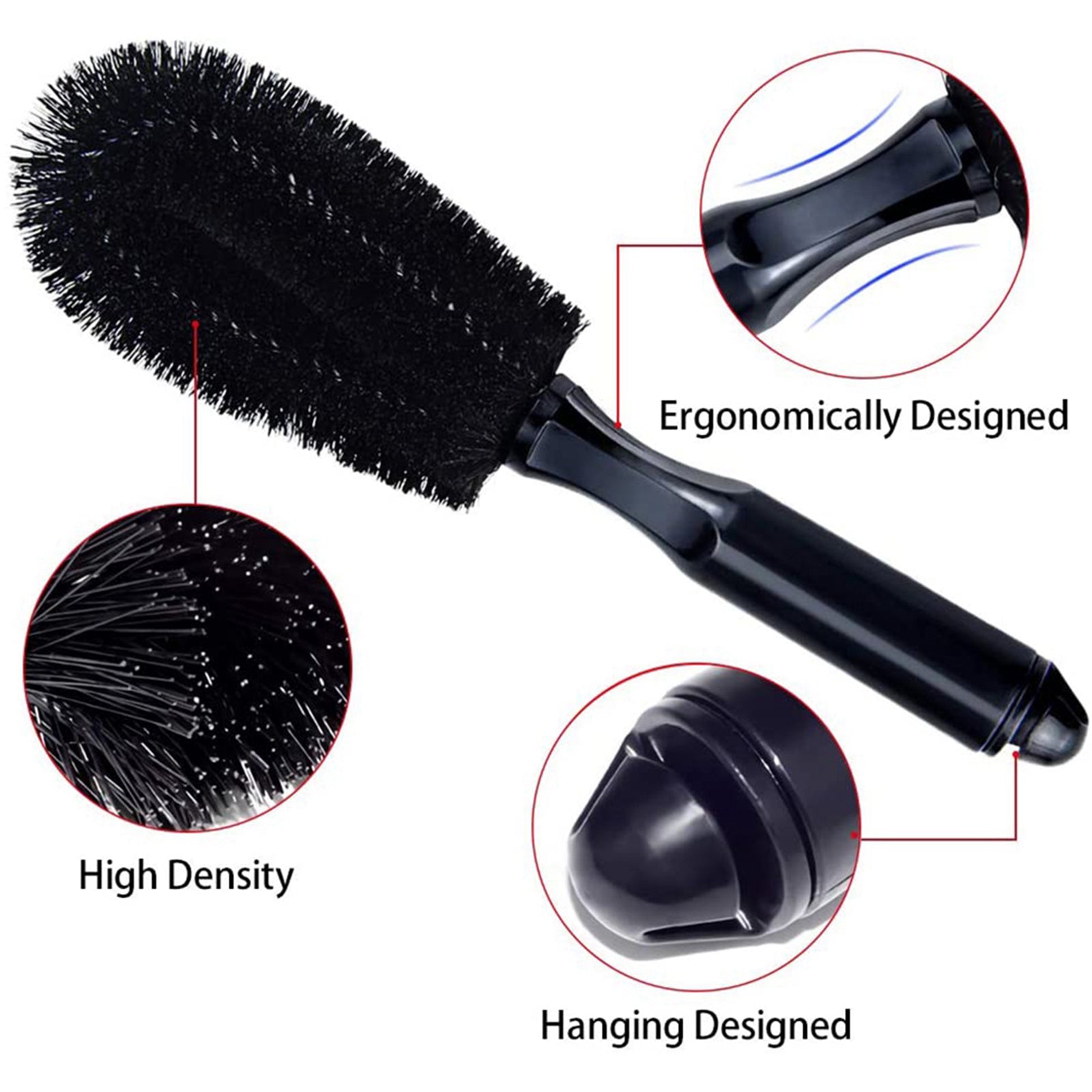 10pcs Multi-Purpose Automotive Detailing Brush Kit Tires Wheel Clean Brush