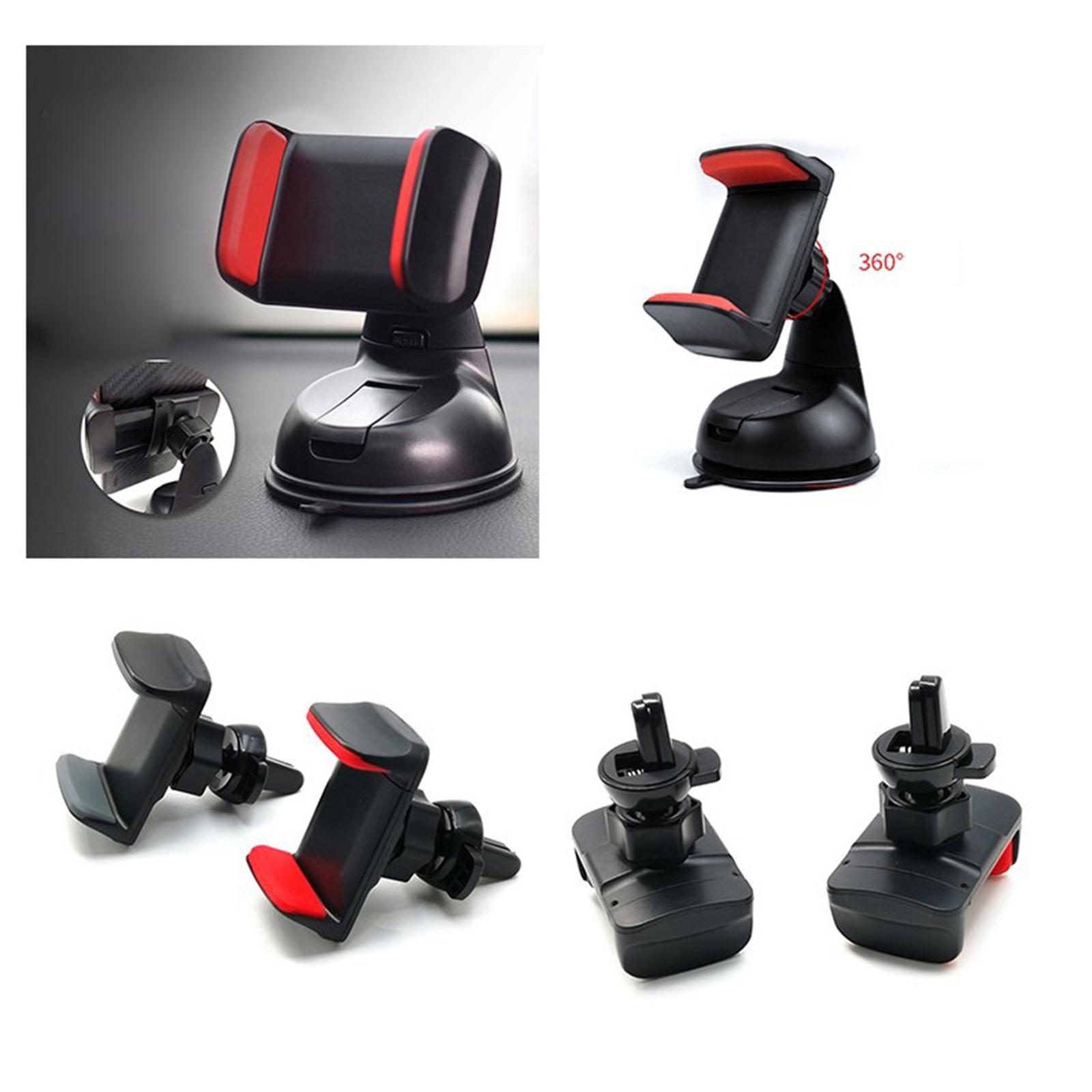 Suction Cup Universal Car Phone Holder Silicone for Auto Air Vent Smartphone air outlet black red