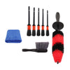 8PCS Wheel & Tire Brush Car Detailing Kit for Car Air Vent Interior Exterior