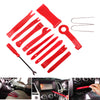 14-Pack Car Trim Removal Tool Non Marring and No Scratch for Molding  Red