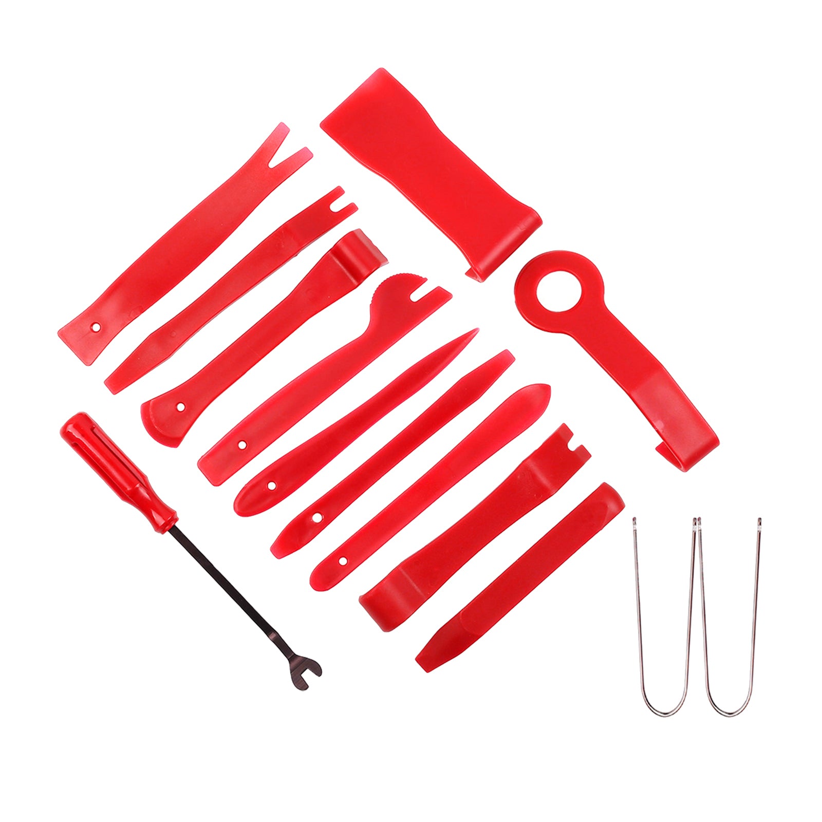 14-Pack Car Trim Removal Tool Non Marring and No Scratch for Molding  Red