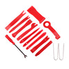 14-Pack Car Trim Removal Tool Non Marring and No Scratch for Molding  Red