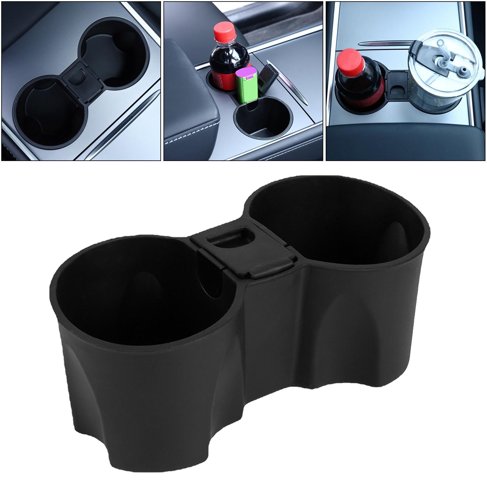 Silicone Car Cup Holder Leakproof for Tesla Model 3 Model Y Accessories