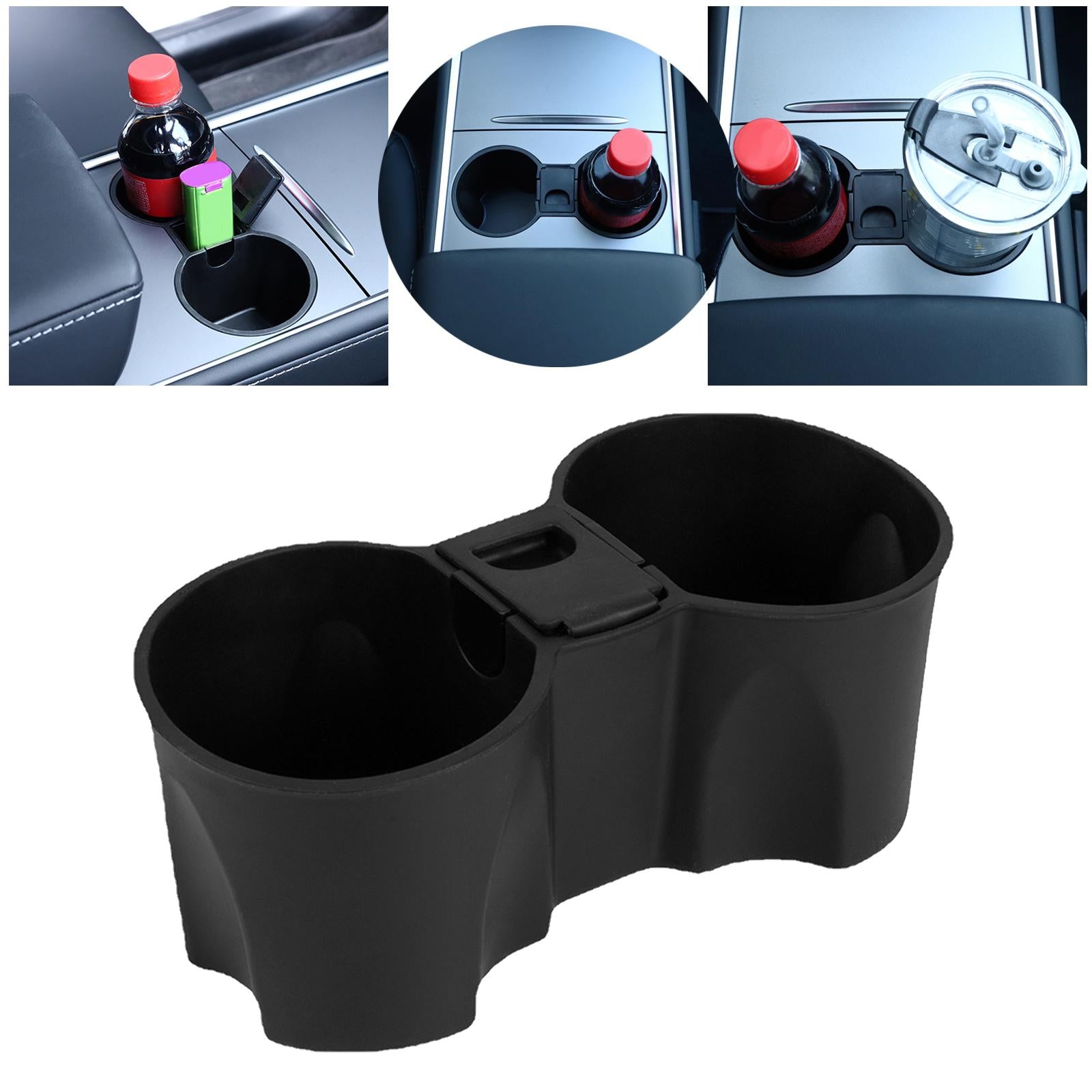 Silicone Car Cup Holder Leakproof for Tesla Model 3 Model Y Accessories