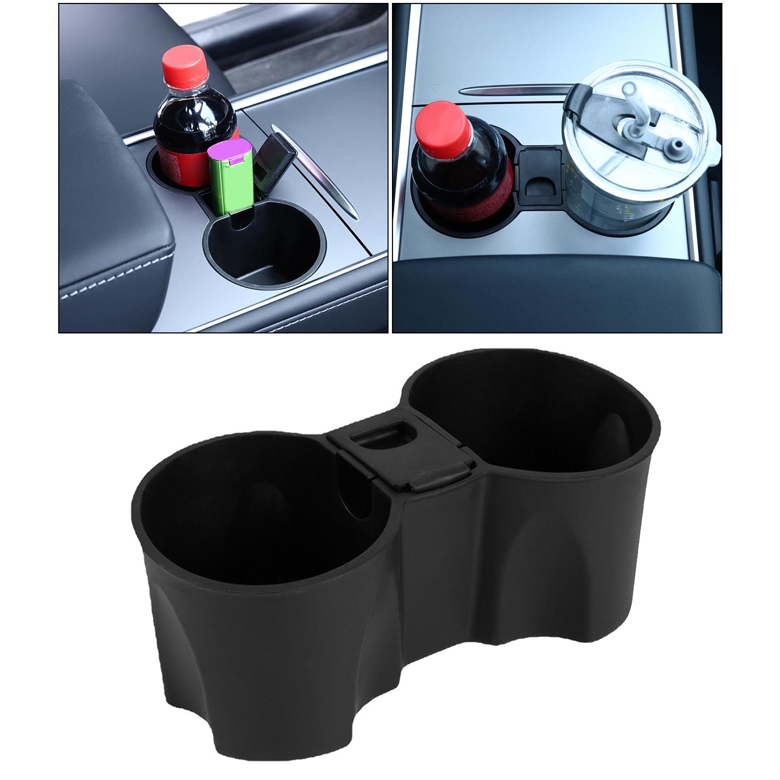 Silicone Car Cup Holder Leakproof for Tesla Model 3 Model Y Accessories