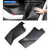 2Pcs Car PU Leather Rear Door Sill Protector Sticker Fit for Tesla Model Y