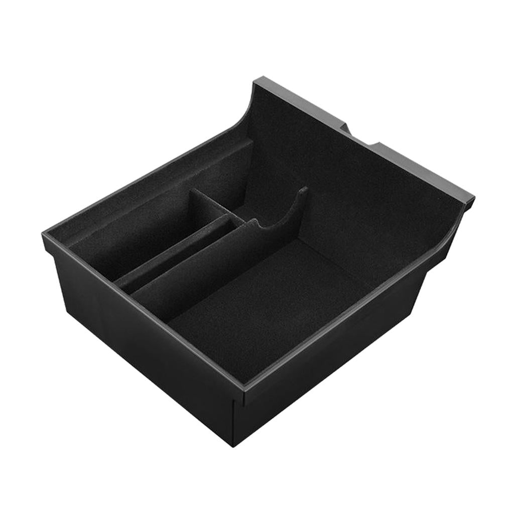 Car Center Console Organizer Tray Box Holder for Tesla Model 3 Y Flocking