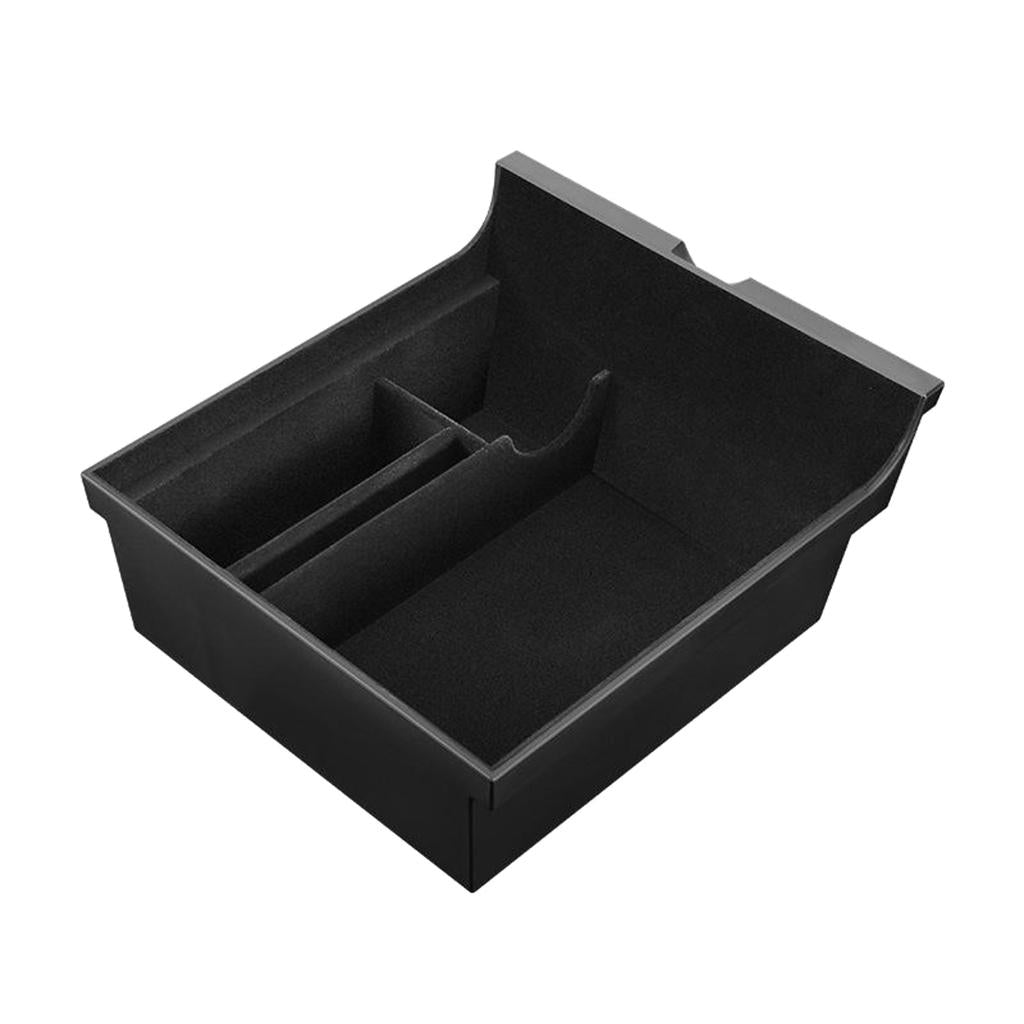 Car Center Console Organizer Tray Box Holder for Tesla Model 3 Y Flocking