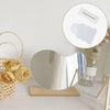 Makeup Mirror Irregular Frameless Cosmetic Mirror Home Decor 24x15cm People