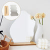 Makeup Mirror Irregular Frameless Cosmetic Mirror Home Decor 24x13.5cm Wave