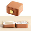 Portable Earring Ring Jewelry Display Storage Box Travel Organizer PULeather