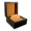 Luxury Single Single PU Leather Watch Box Organizer Jewelry Display Case