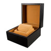 Luxury Single Single PU Leather Watch Box Organizer Jewelry Display Case