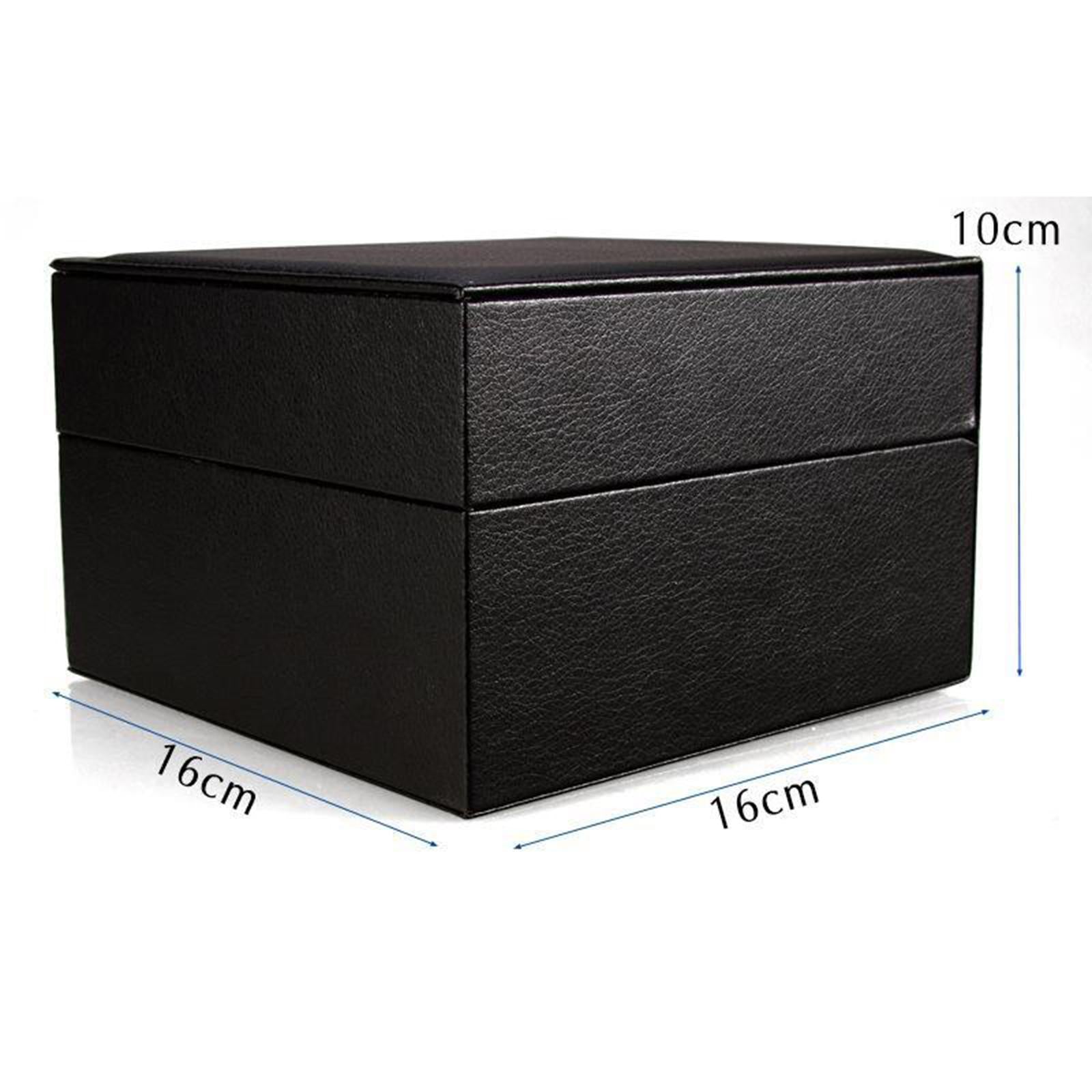 Luxury Single Single PU Leather Watch Box Organizer Jewelry Display Case