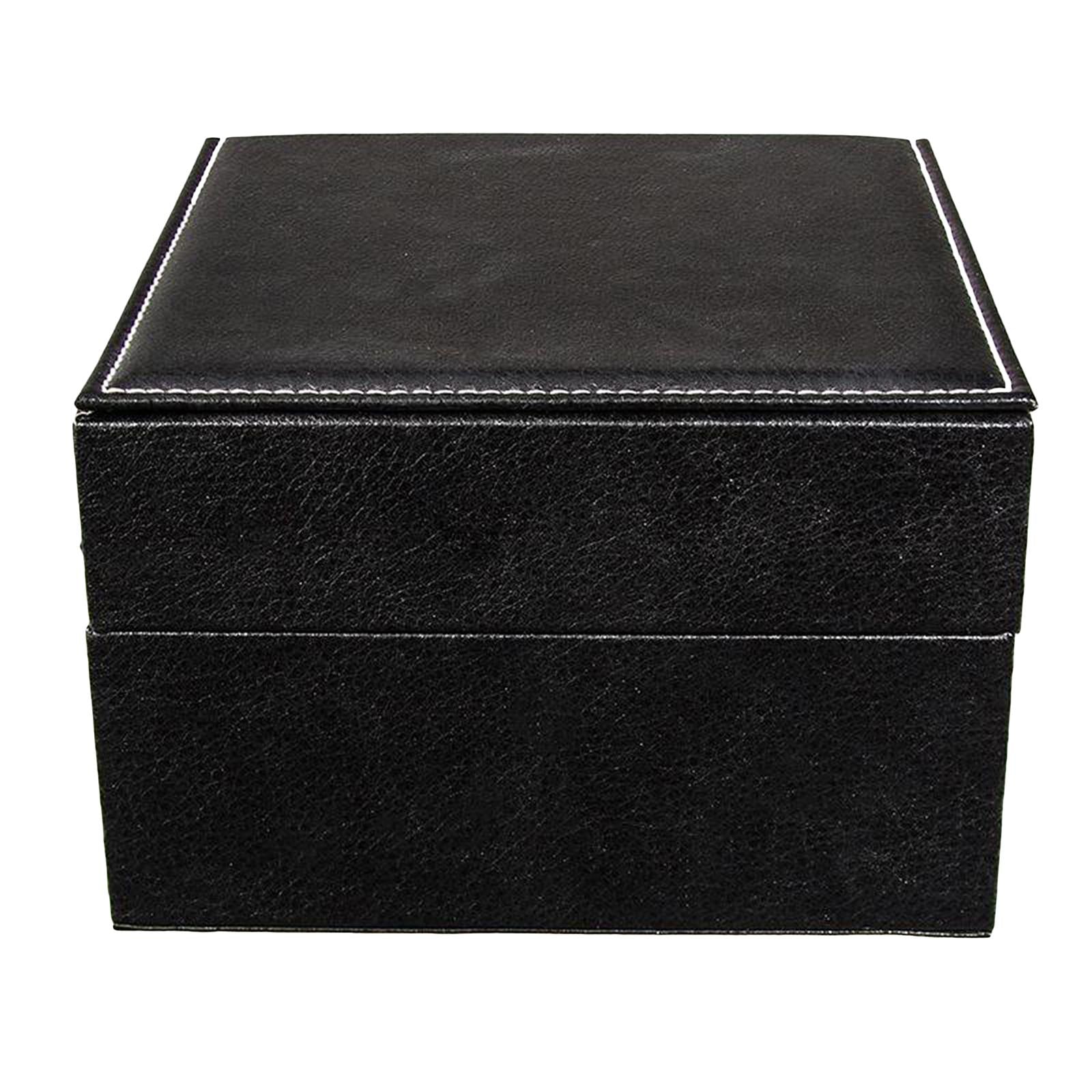 Luxury Single Single PU Leather Watch Box Organizer Jewelry Display Case