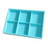 Stackable Velvet Jewelry Display Trays  6 Grid