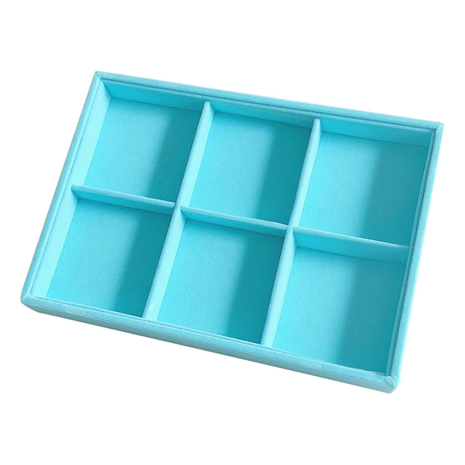 Stackable Velvet Jewelry Display Trays  6 Grid