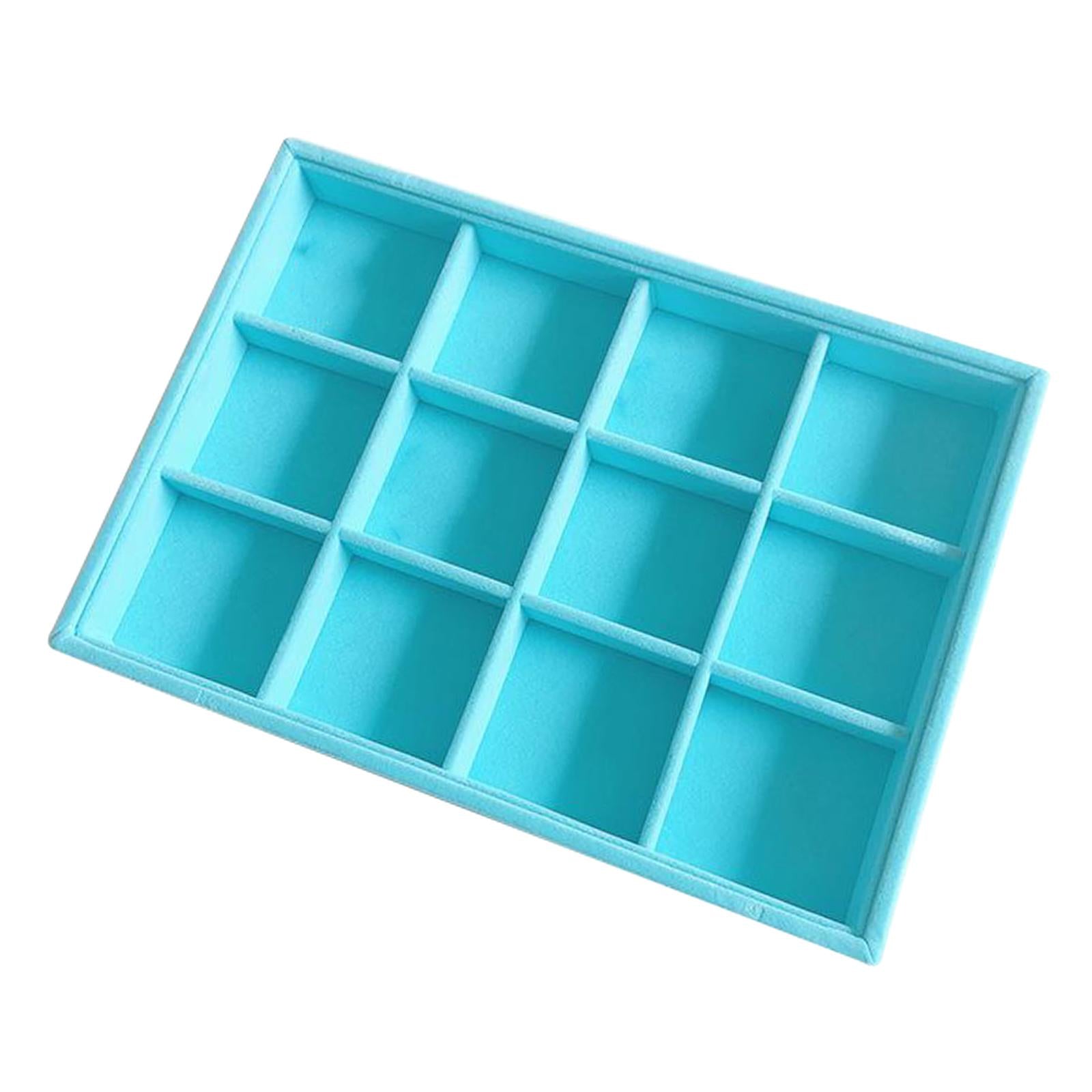 Stackable Velvet Jewelry Display Trays  12 Grid