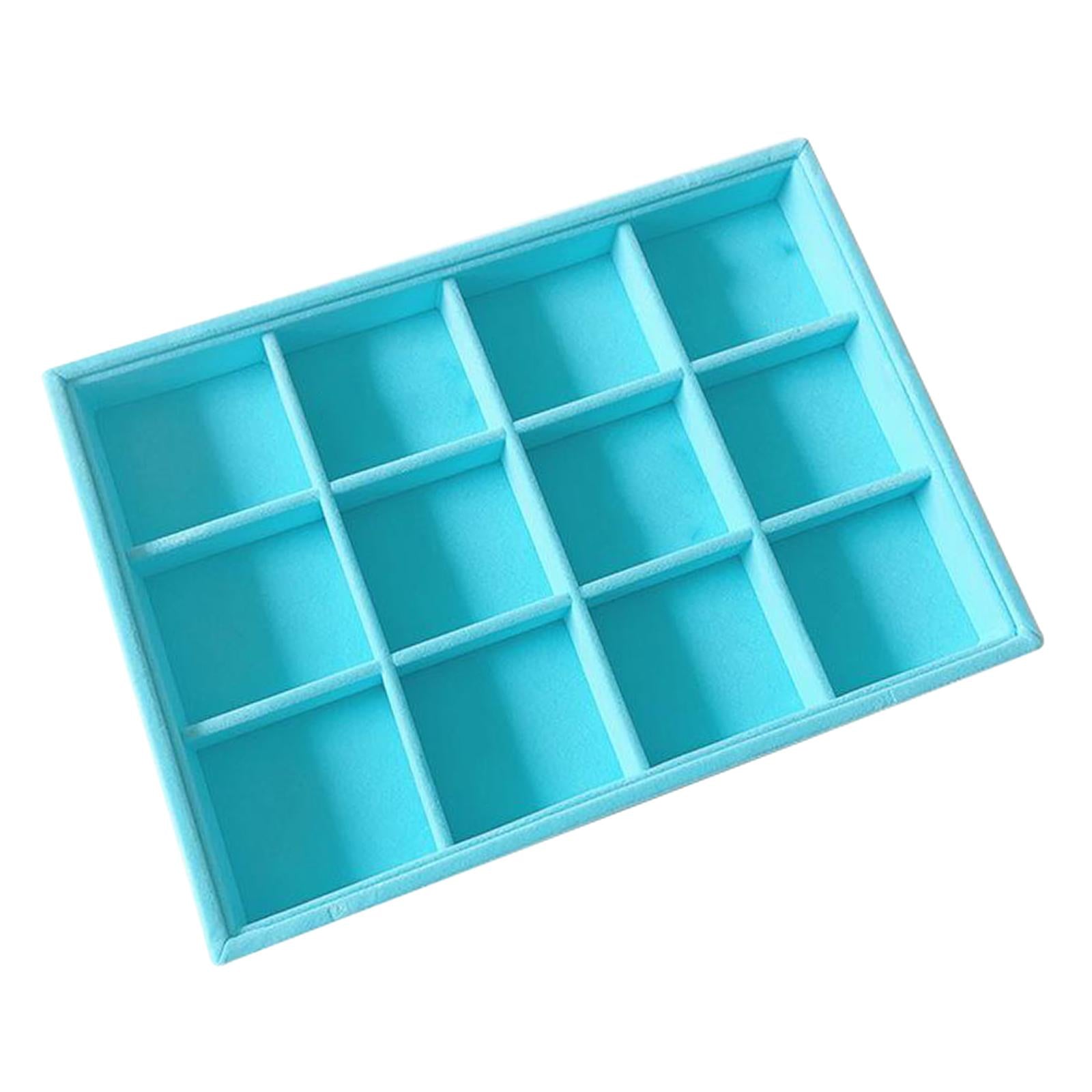 Stackable Velvet Jewelry Display Trays  12 Grid