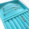 Stackable Velvet Jewelry Display Trays  Ring Earrings Necklace Tray