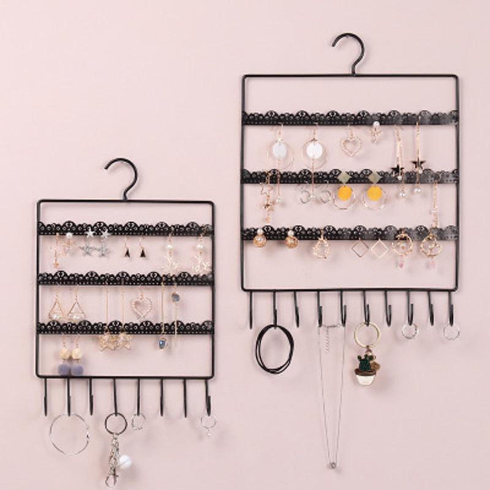 Metal Jewelry Holder Jewelry Stand Rack for Earrings Necklaces Bracelet L