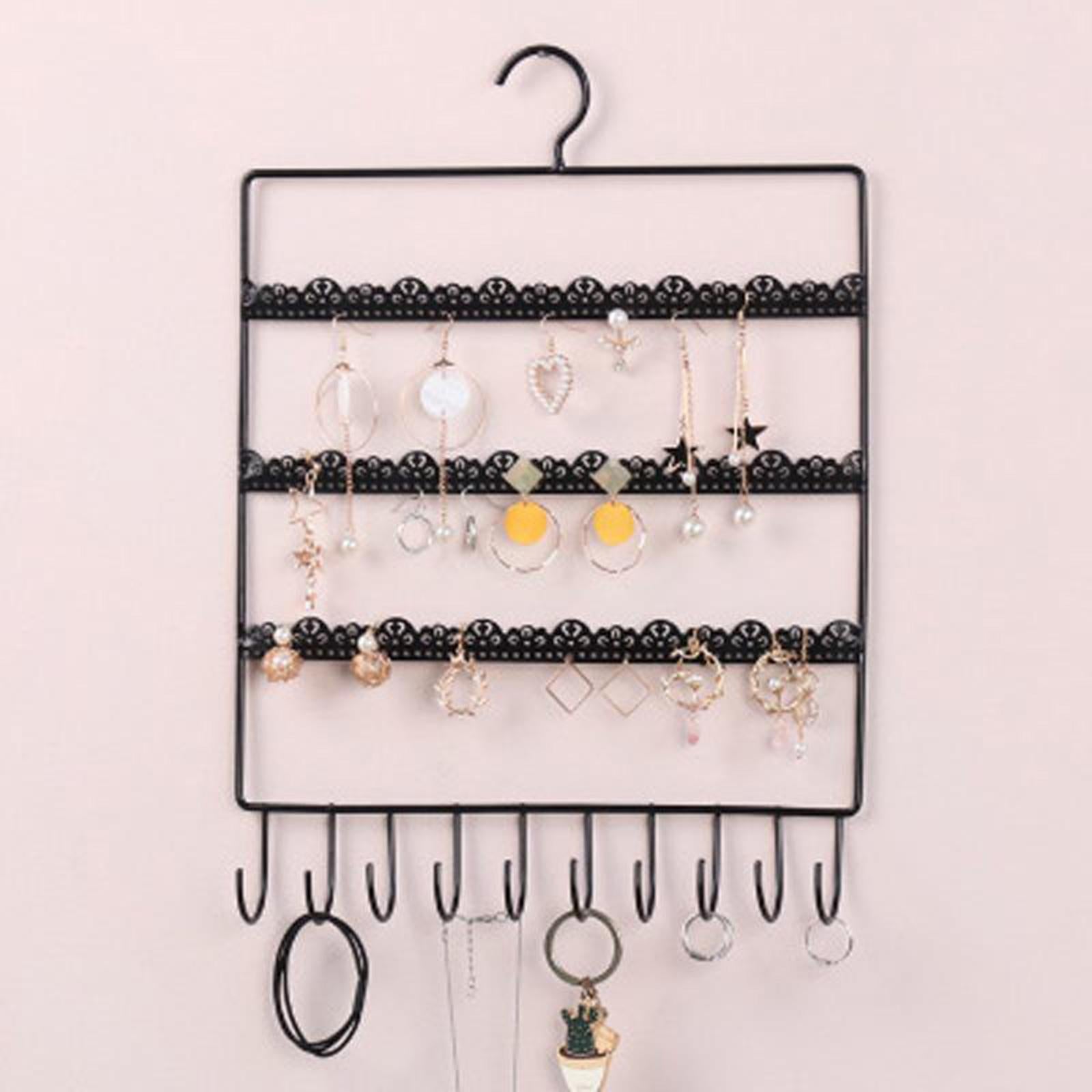 Metal Jewelry Holder Jewelry Stand Rack for Earrings Necklaces Bracelet L