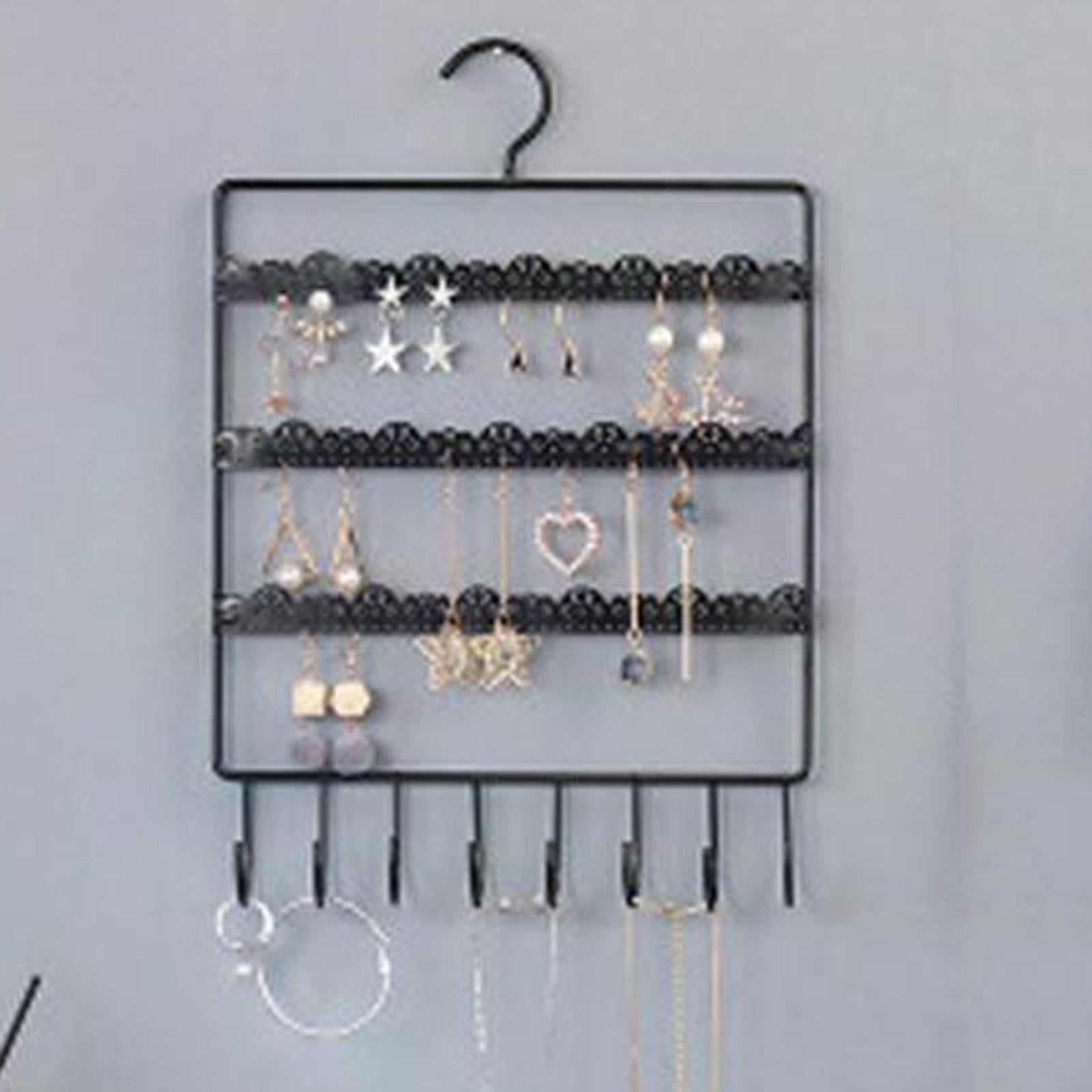 Metal Jewelry Holder Jewelry Stand Rack for Earrings Necklaces Bracelet S