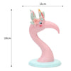 Decorative Flamingo Shaped Eyeglasse Spectacle Holder Stand Protector Resin