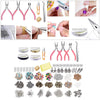 1171pcs/set Jewelry Making Supplies Jewelry Pliers with Storage Organizer