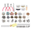 1171pcs/set Jewelry Making Supplies Jewelry Pliers with Storage Organizer