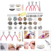 1171pcs/set Jewelry Making Supplies Jewelry Pliers with Storage Organizer