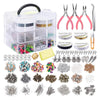 1171pcs/set Jewelry Making Supplies Jewelry Pliers with Storage Organizer