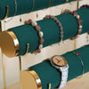 Vintage Velvet Bracelet Display Rack for Trinket Bangle Home Organizer Tower green