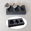 Graphite Ingot Mold Crucible for Melting Scrap Copper Jewelry  3 Droplets