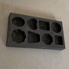 Graphite Ingot Mold Crucible for Melting Scrap Copper Jewelry  8 Holes