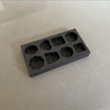 Graphite Ingot Mold Crucible for Melting Scrap Copper Jewelry  8 Holes