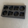 Graphite Ingot Mold Crucible for Melting Scrap Copper Jewelry  8 Holes