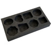 Graphite Ingot Mold Crucible for Melting Scrap Copper Jewelry  8 Holes