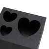 Graphite Ingot Mold Crucible for Melting Scrap Copper Jewelry  3 Hearts