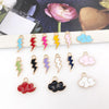 90Pc Cute Enamel Charms Pendants for DIY Jewelry Necklace Bracelets Earrings