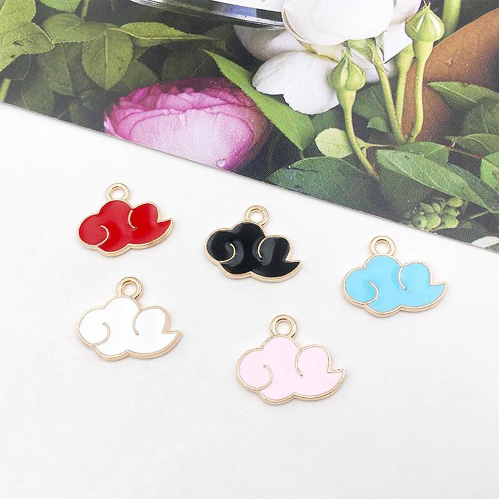 90Pc Cute Enamel Charms Pendants for DIY Jewelry Necklace Bracelets Earrings