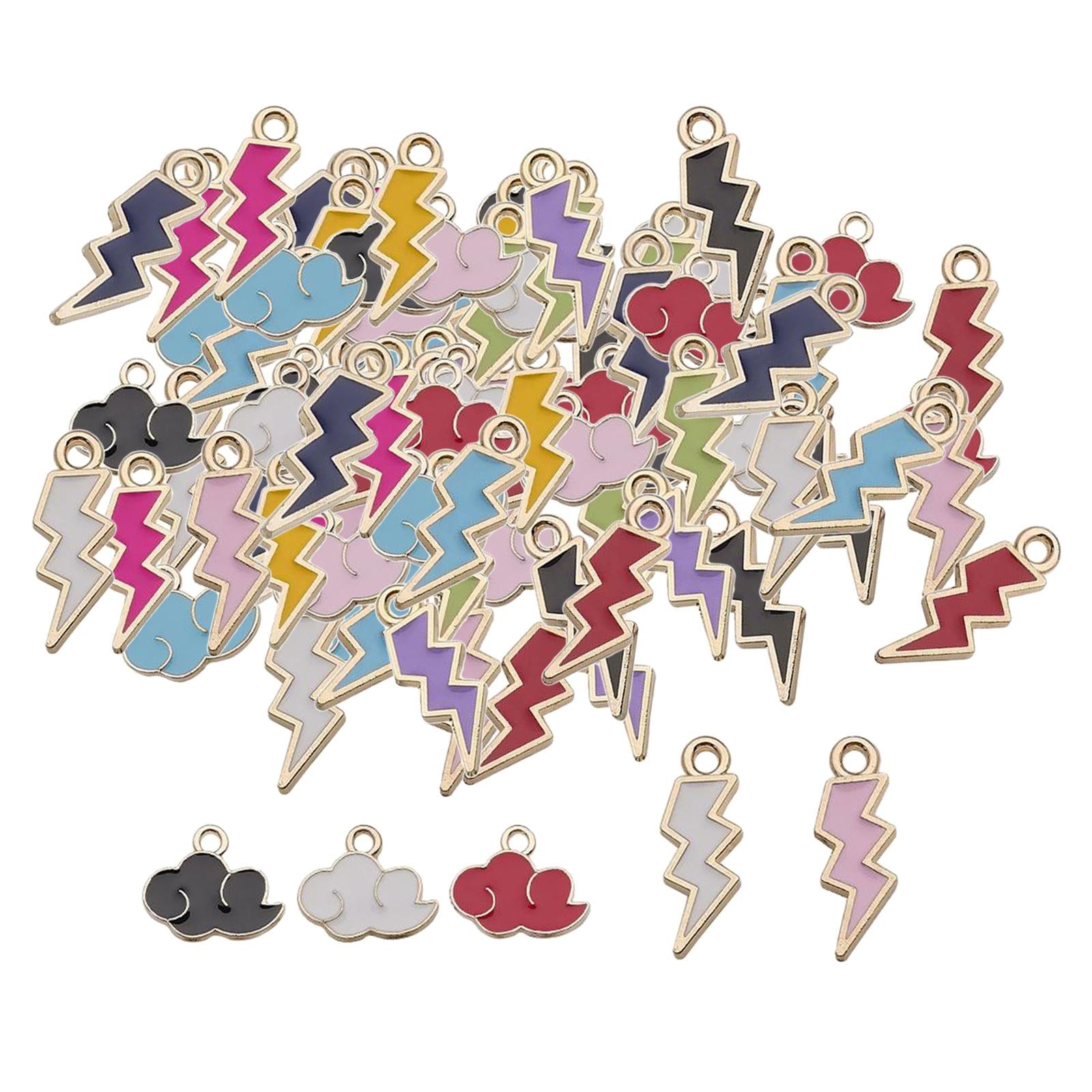 90Pc Cute Enamel Charms Pendants for DIY Jewelry Necklace Bracelets Earrings